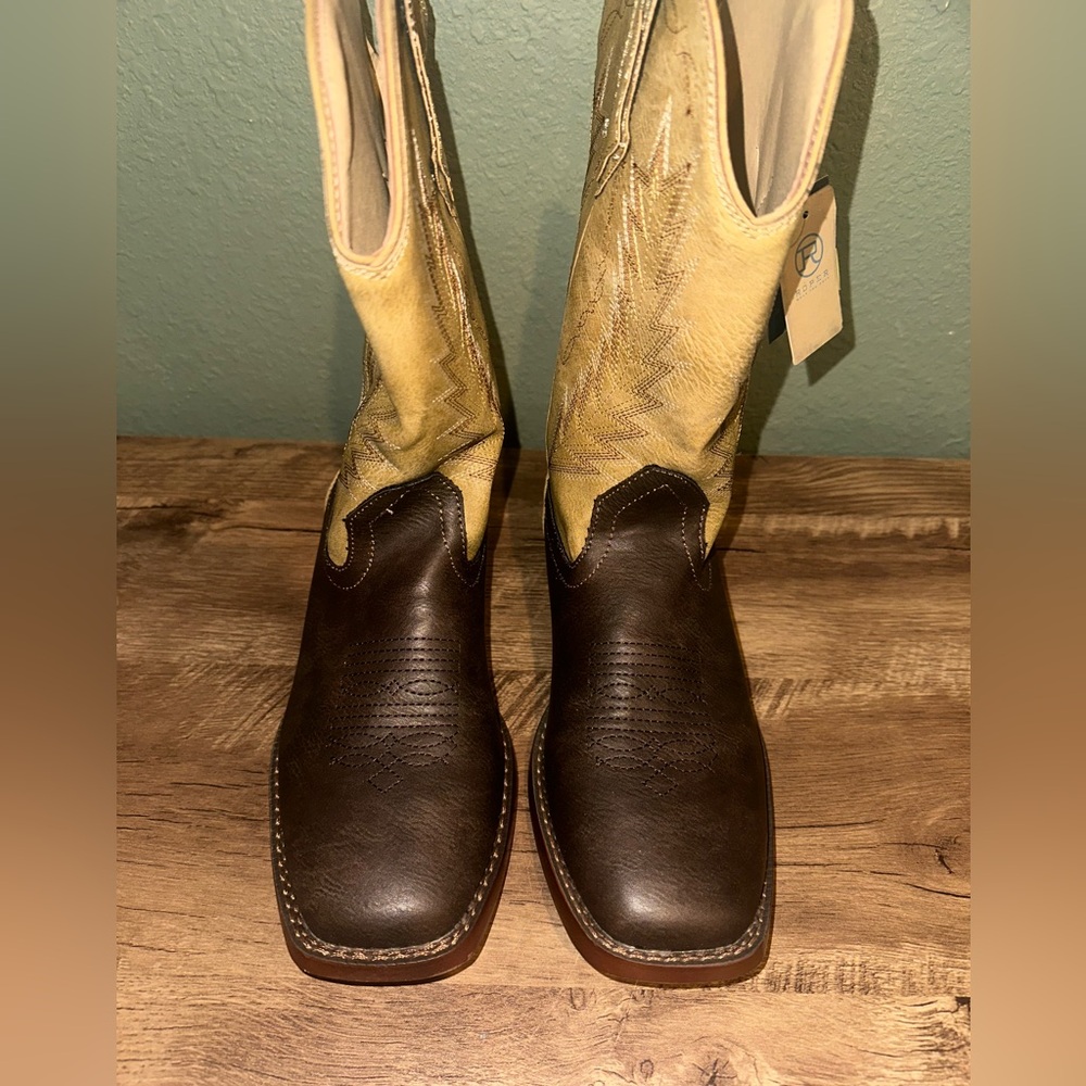 Roper Boys Billy Square toe Boots BRAND NEW! - Picture 7 of 9